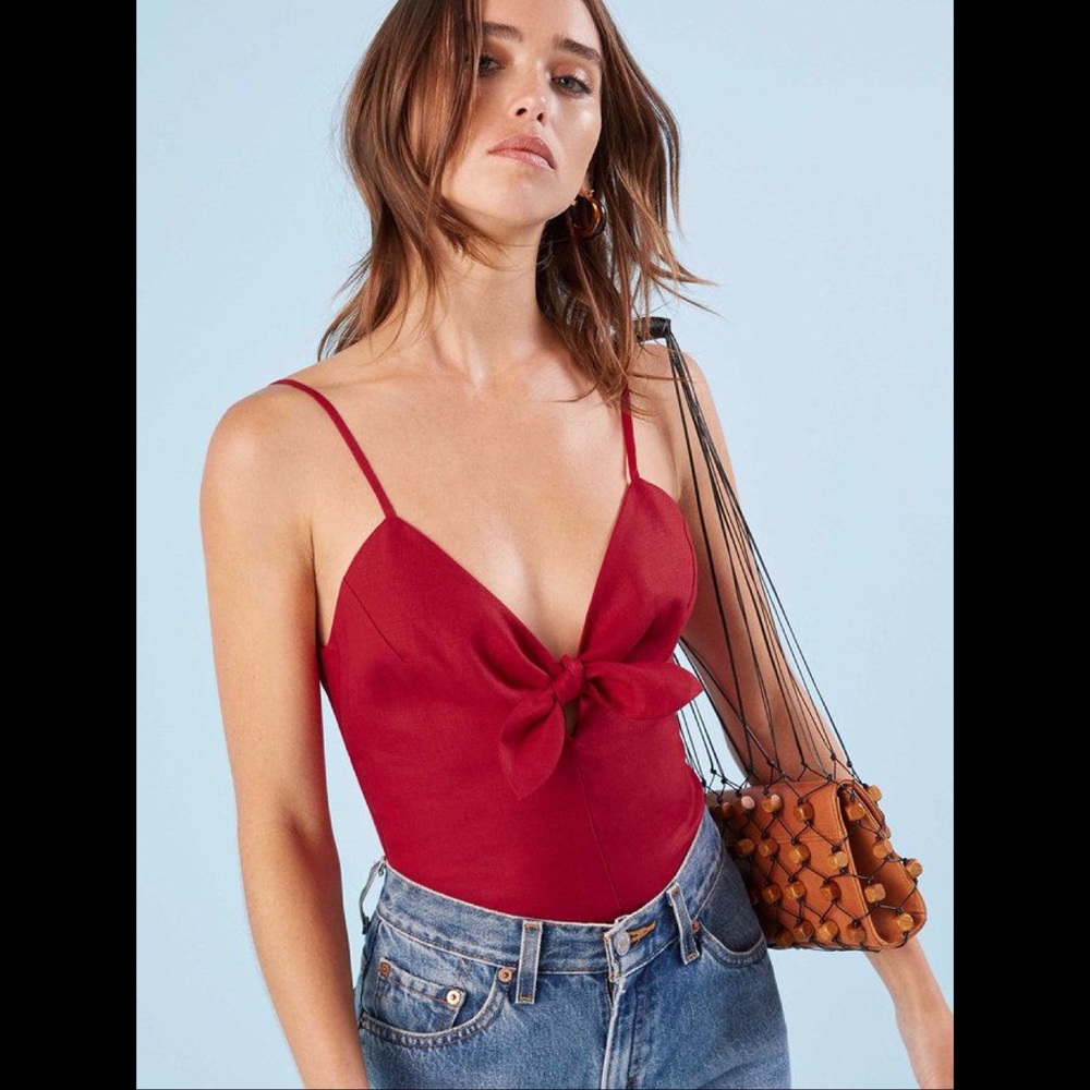Reformation Strawberry Top